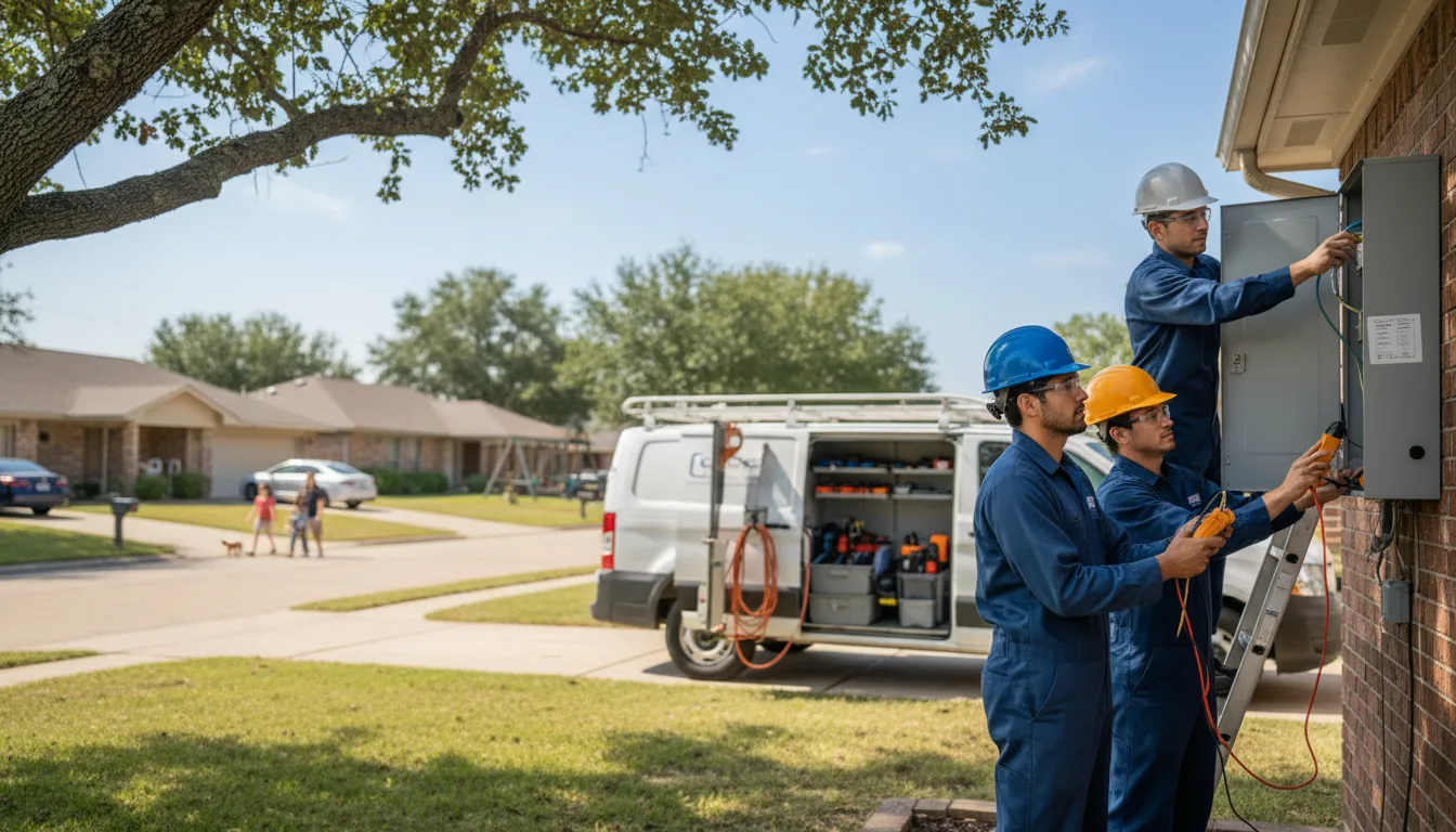 Certified electrician providing emergency electrical services in Albany, IN